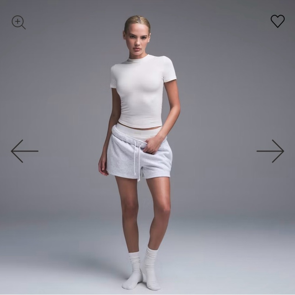 SKIMS COTTON JERESY T-SHIRT COLOR MARBLE